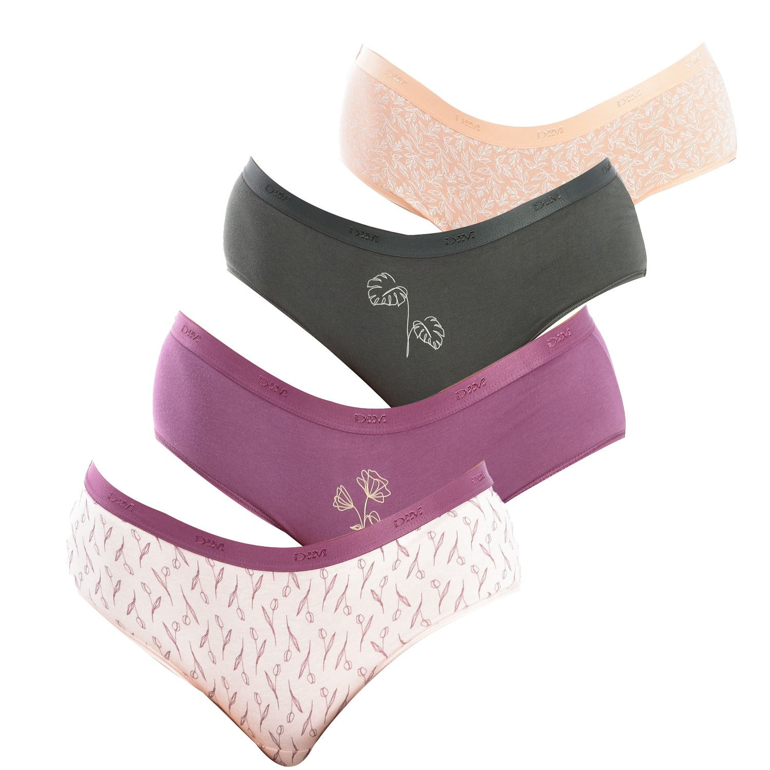 Pack 4 Culottes Senhora MultiCor