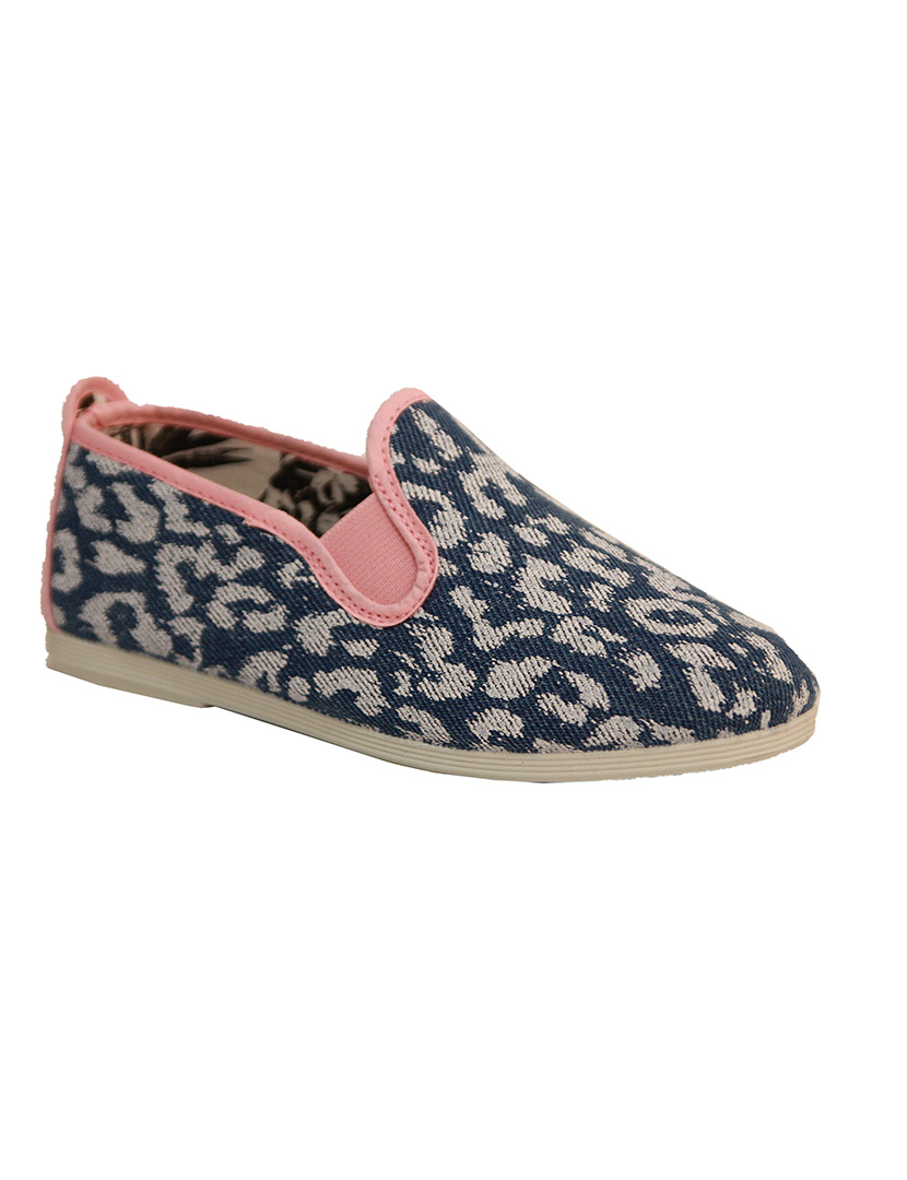 Alpercatas Print Leopardo Rosa