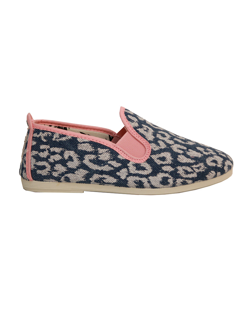 Alpercatas Print Leopardo Rosa