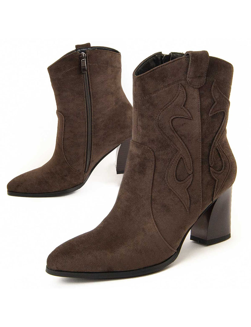 Botins com Salto Senhora Verde