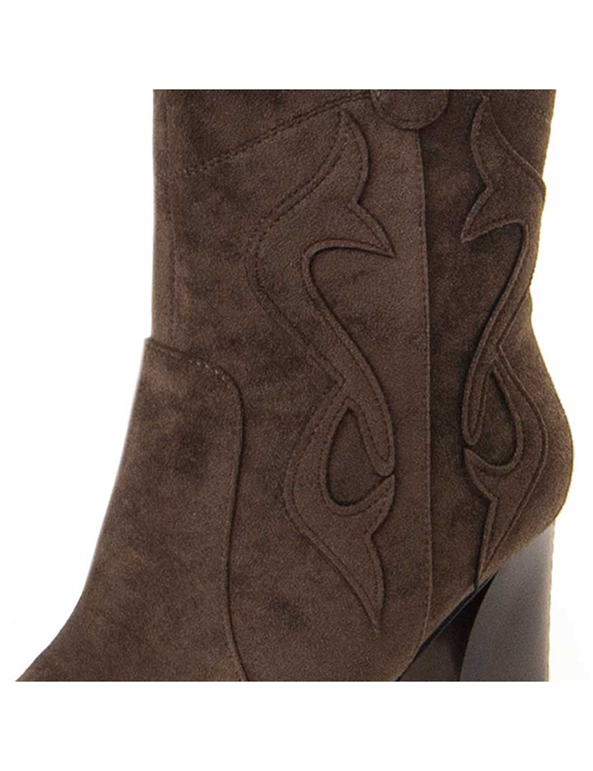 Botins com Salto Senhora Verde