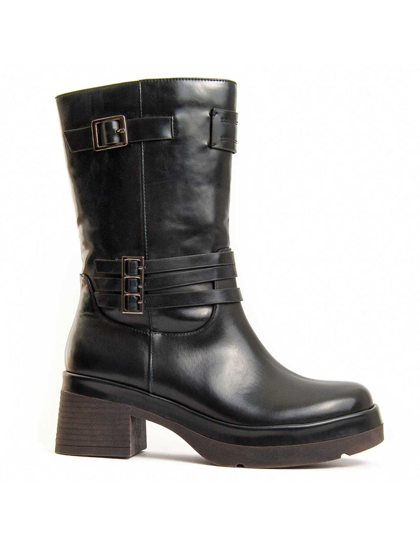 Botins com Salto Senhora Preto