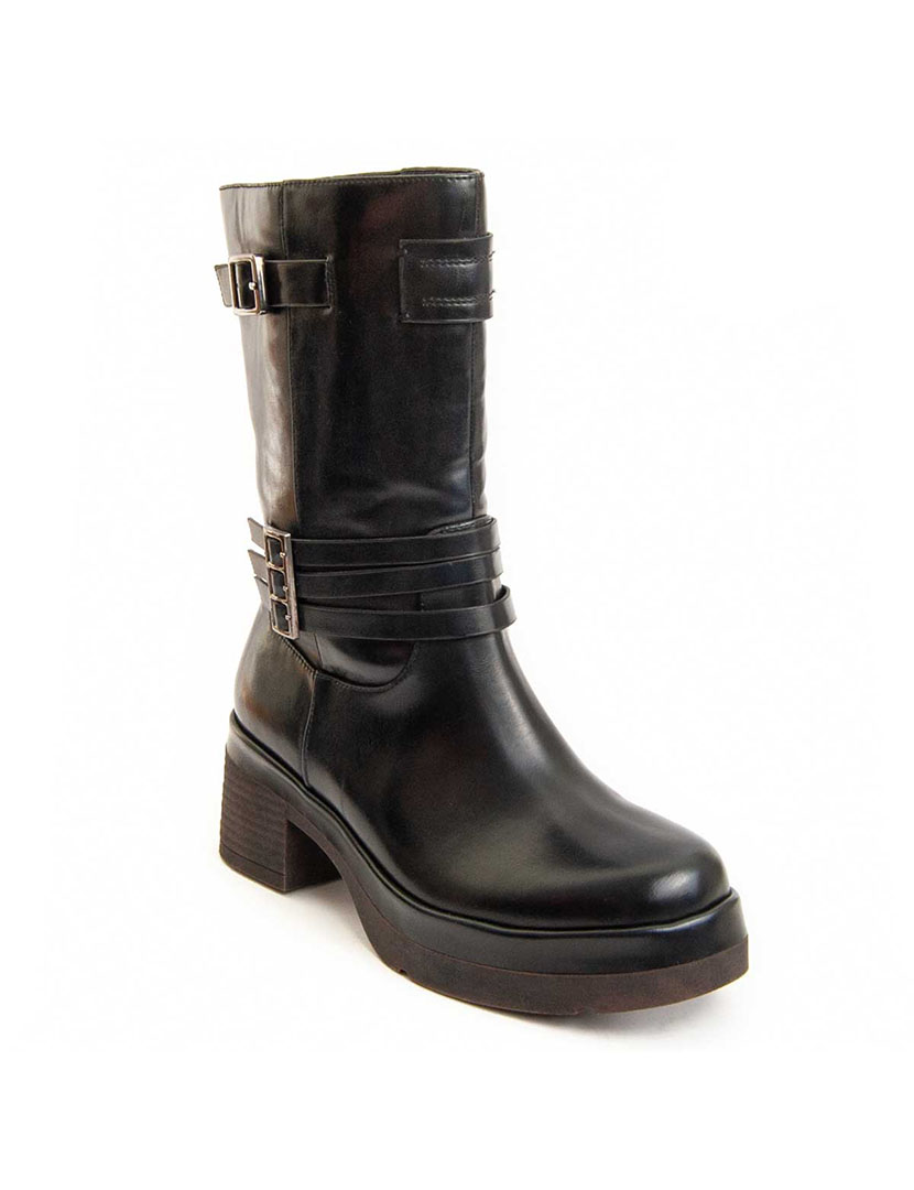Botins com Salto Senhora Preto