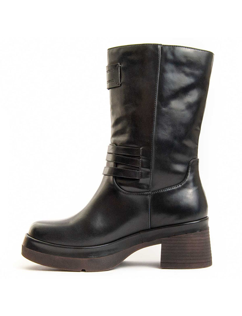 Botins com Salto Senhora Preto