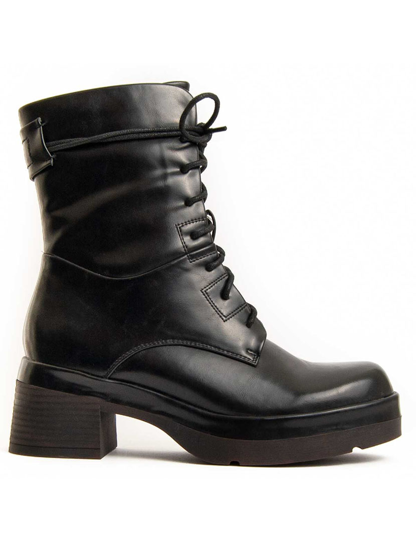 Botins com Salto Senhora Preto