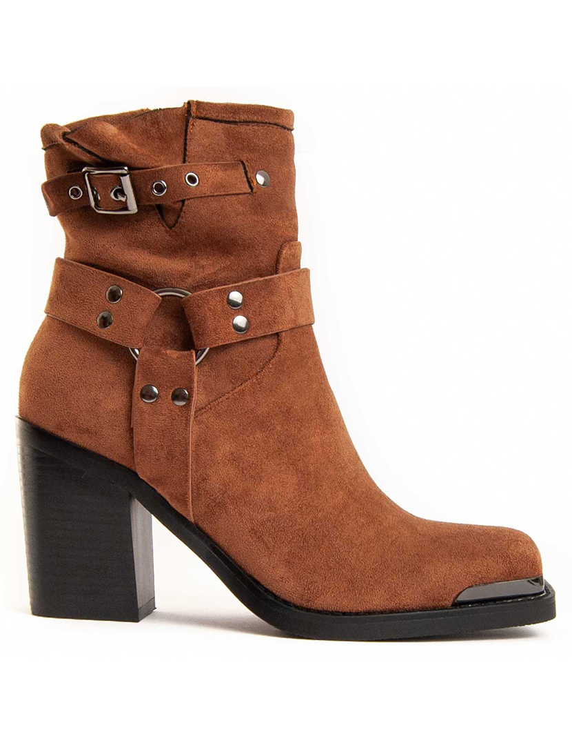 Botins com Salto Senhora Castanho