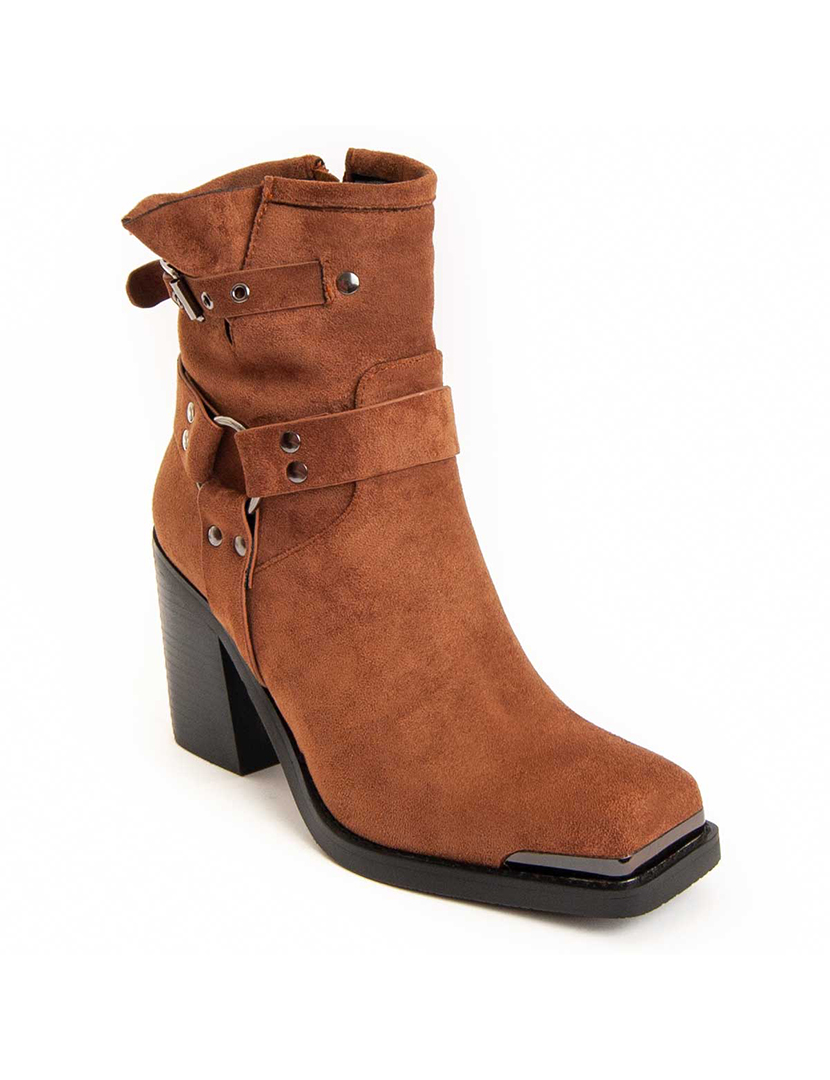 Botins com Salto Senhora Castanho