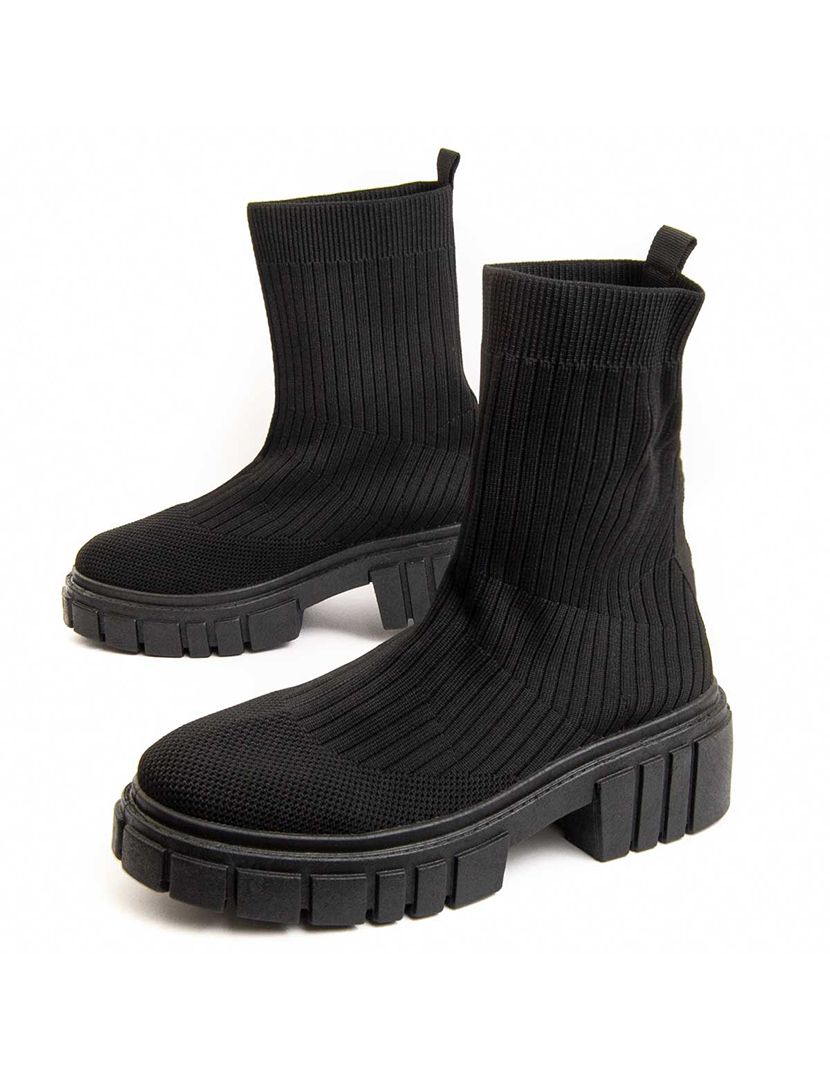 Botins de Plataforma Senhora Preto