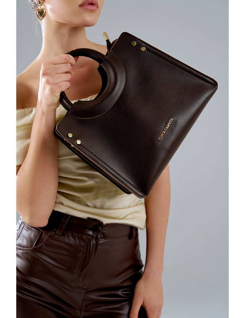 Mala de Mão Senhora Perugia Castanho