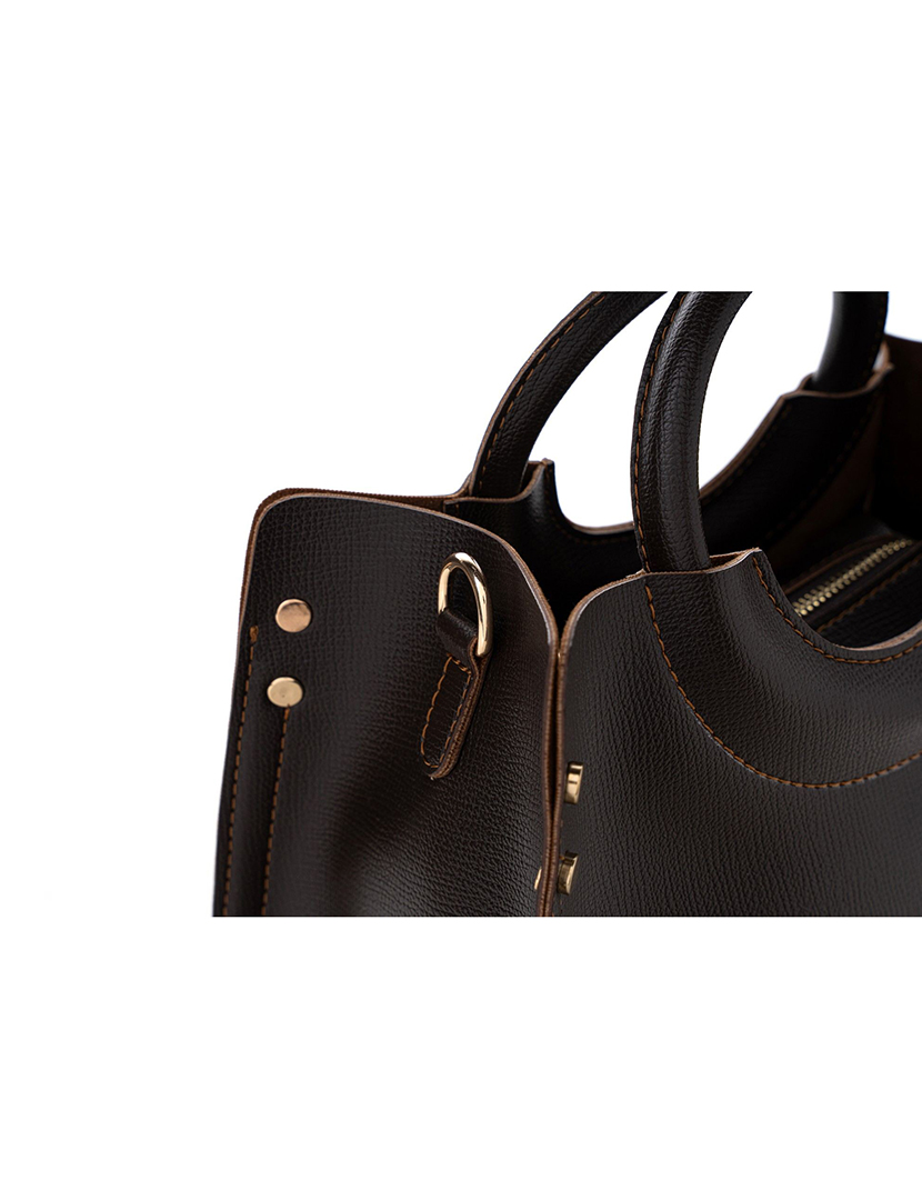 Mala de Mão Senhora Perugia Castanho