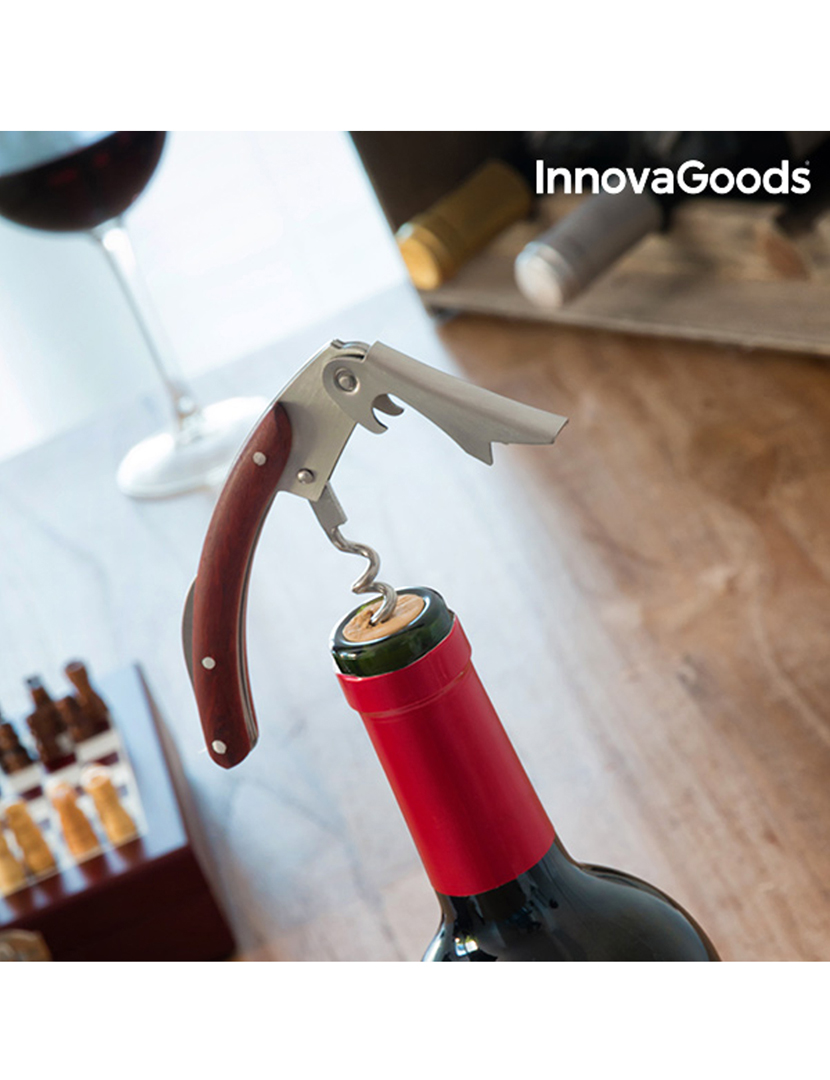 Conjunto Acessórios Vinho Xadrez 37 Peças