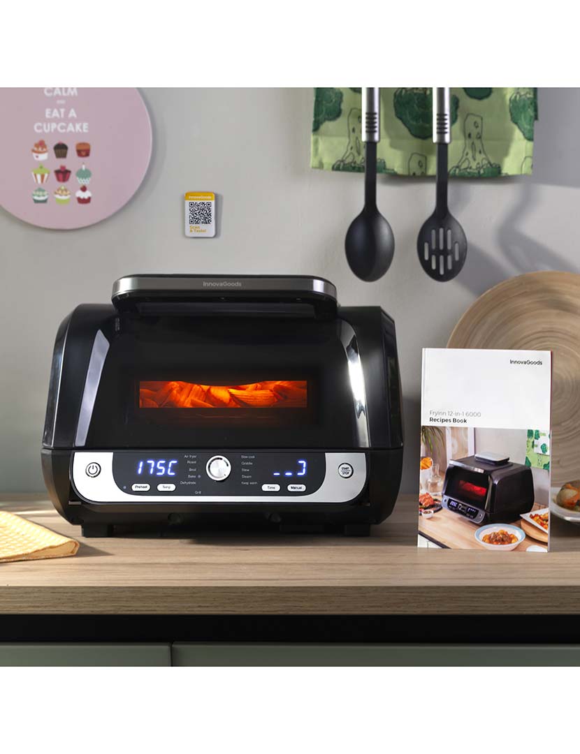 Air Fryer com Grill Fryinn 6000 Preto 6 L