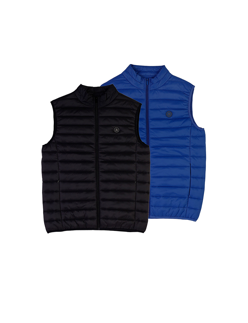 Pack 2 Coletes Homem Azul e Preto