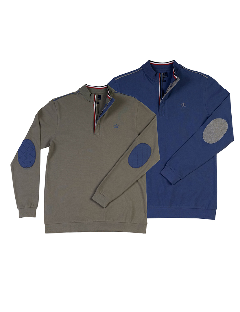 Pack 2 Camisolas Homem Azul e Verde