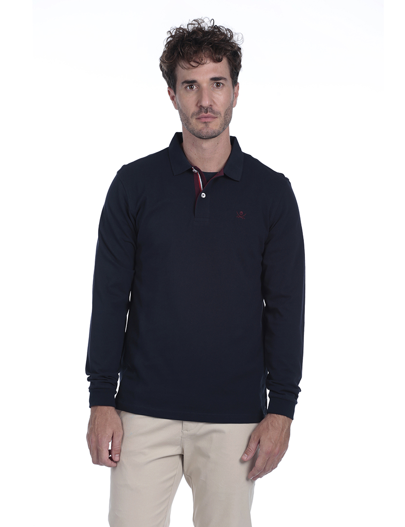 Pack 2 Polos Homem Basic Cinzento e Azul