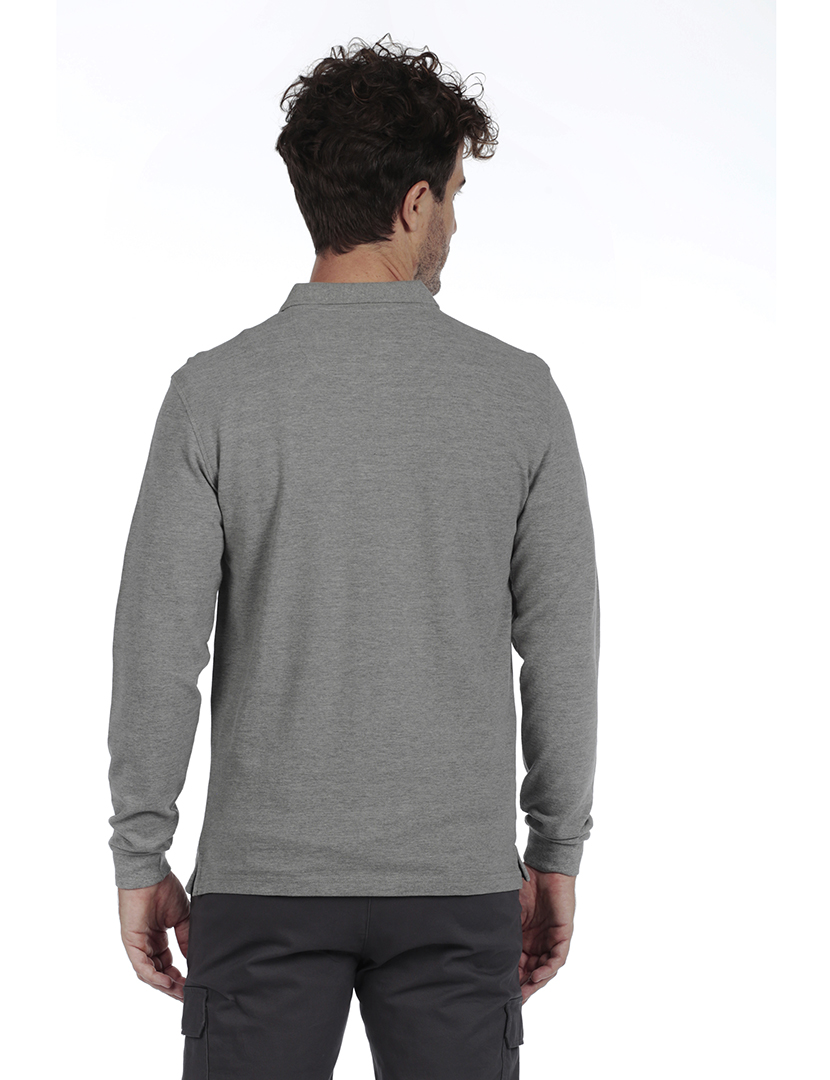 Pack 3 Polos Homem Basic Azul Vermelho e Cinzento