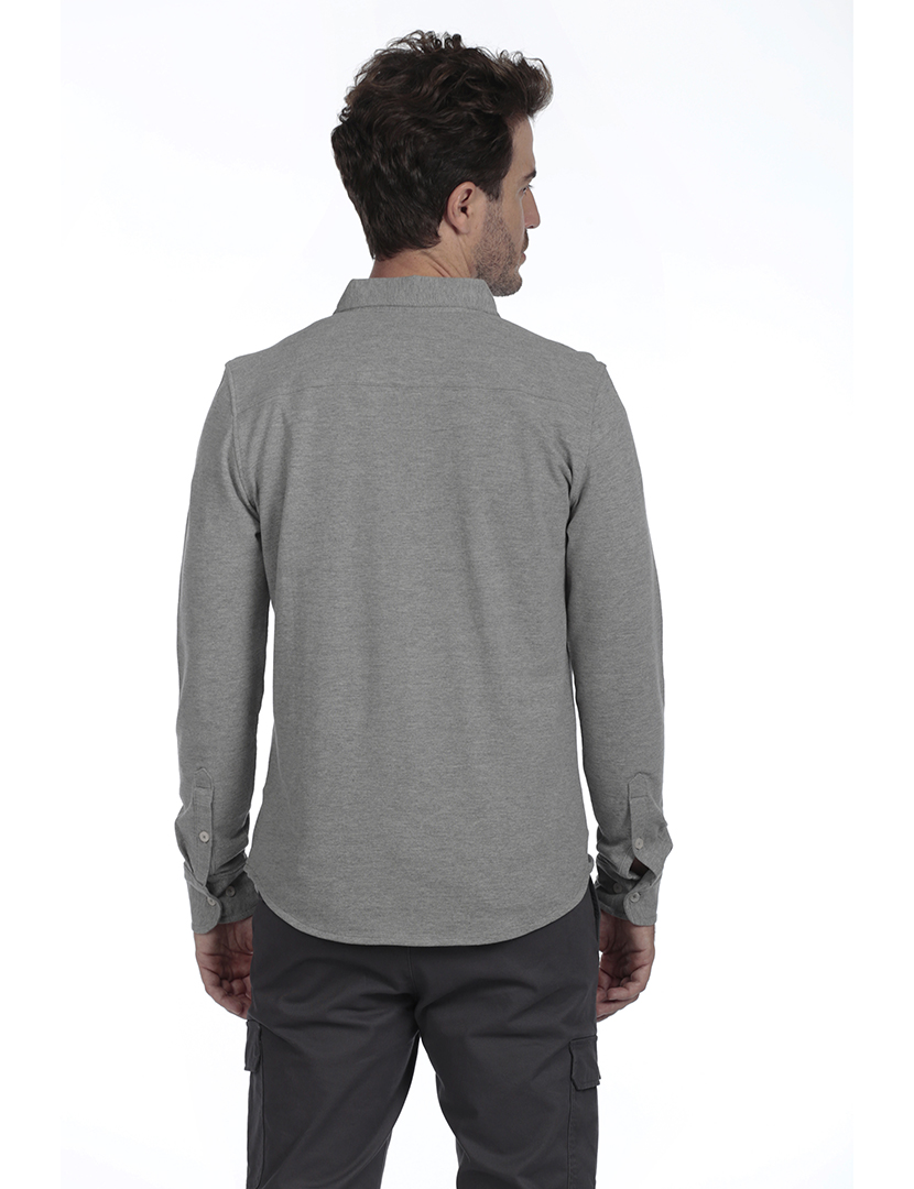 Pack 2 Camisas Homem Cinzento e Preto