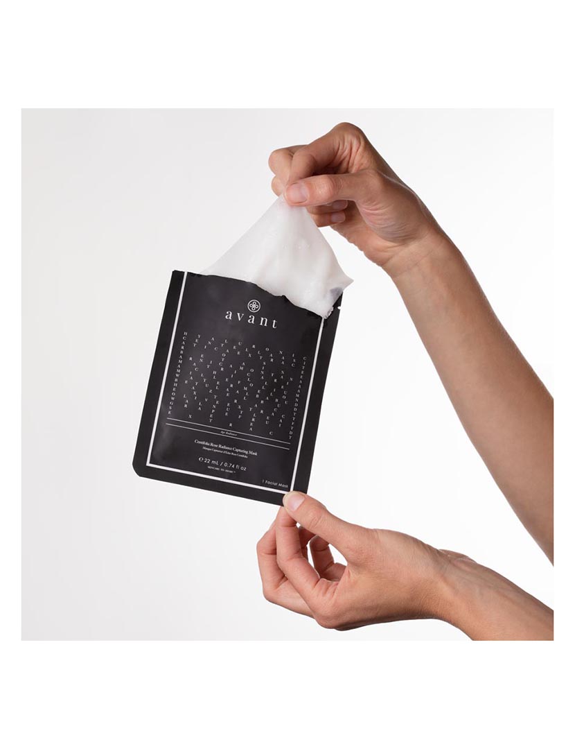 Máscara deslumbrante e cativante à base de Rosa Castelhana