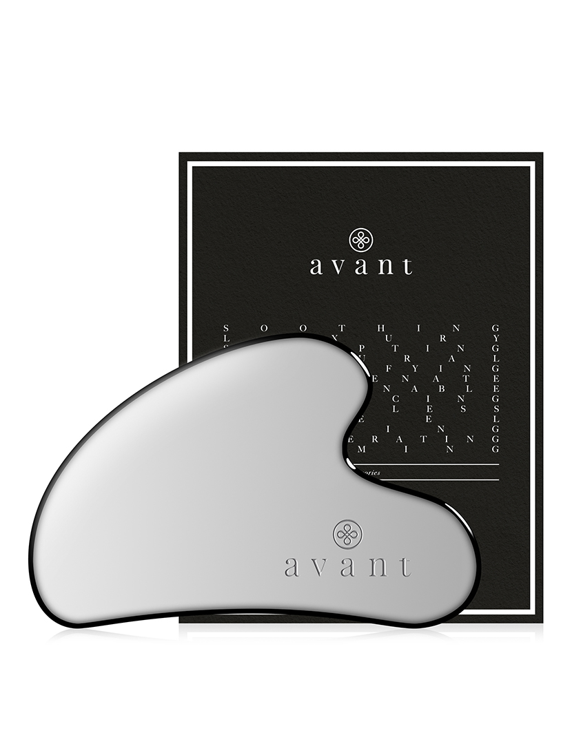 Ferramenta facial Gua Sha de aço inoxidável