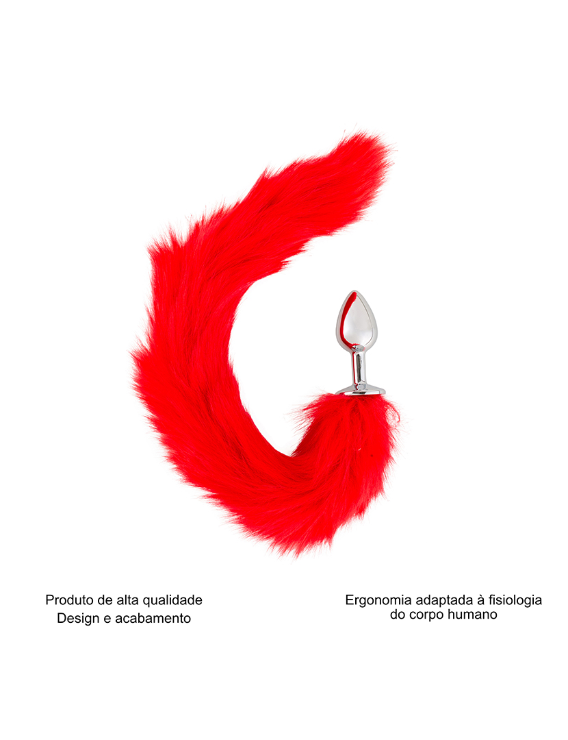 Plug Anal - Massajador prostático - Vermelho