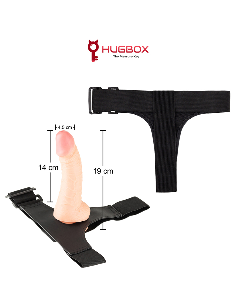 Dildo tamanho M e cinto ajustável