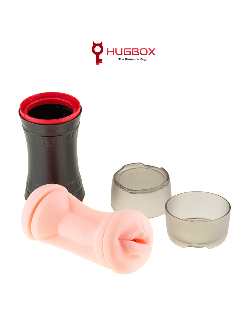 Masturbador Masculino - Treinador de prazo - 2 em 1 - Tamanho L