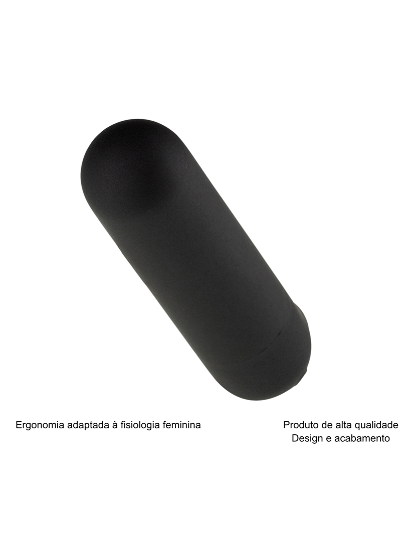 Ovo vibratório - Controlo remoto - 10 programas - Preto