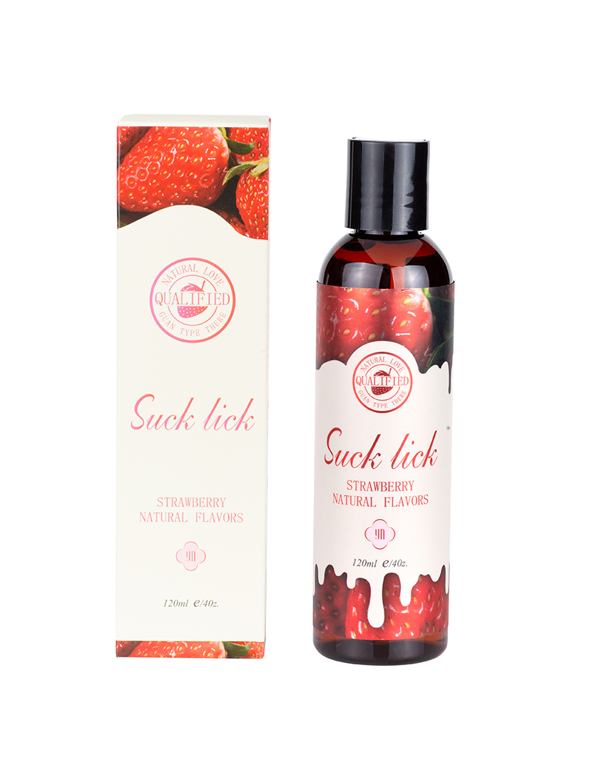 Gel Oral Sex Comestível - Sabor a Morango - 120ml