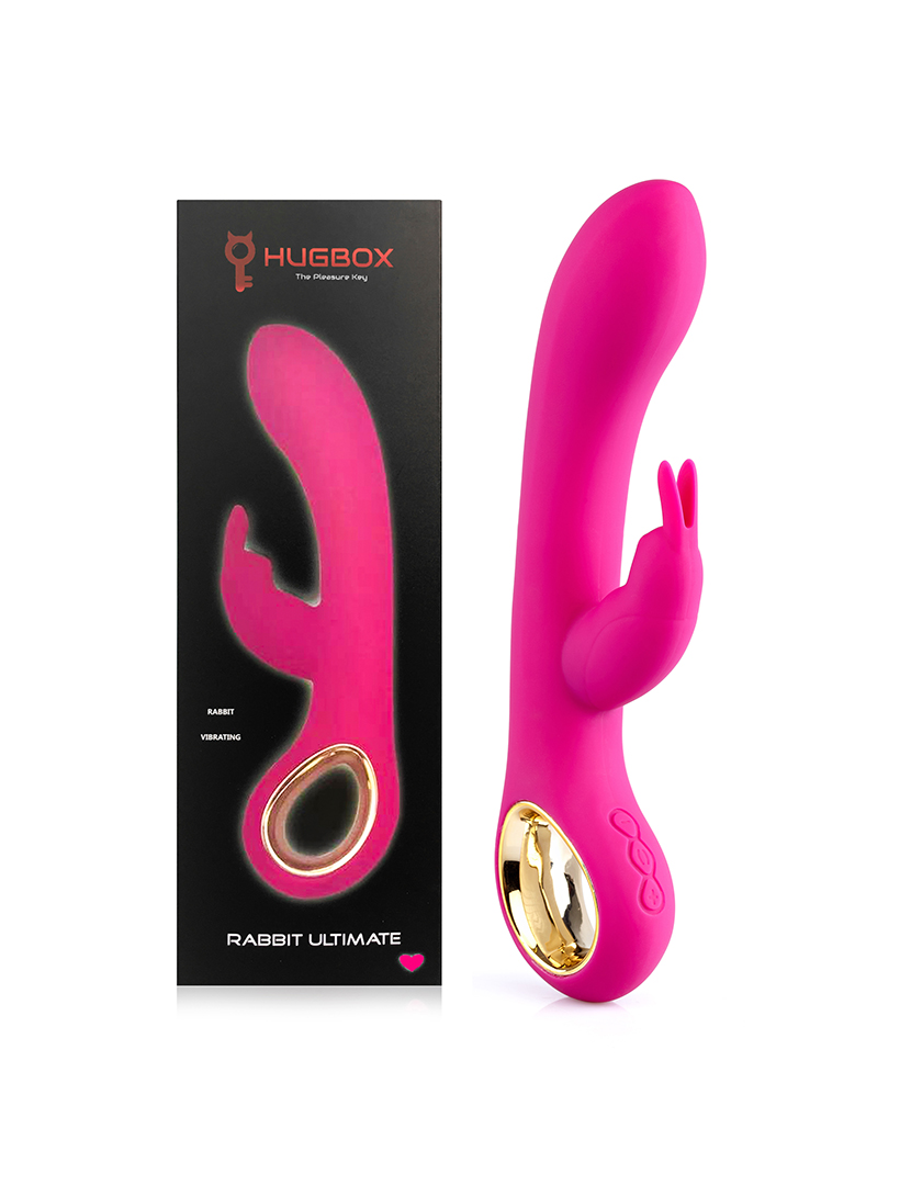 Vibrador Rabbit - Opção de aquecimento - 50 programas - Rosa