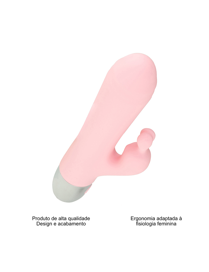 Vibrador Rabbit - 10 programas - Rosa