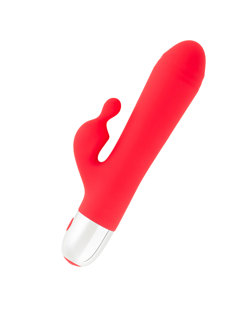 Vibrador Rabbit - 10 programas - Vermelho