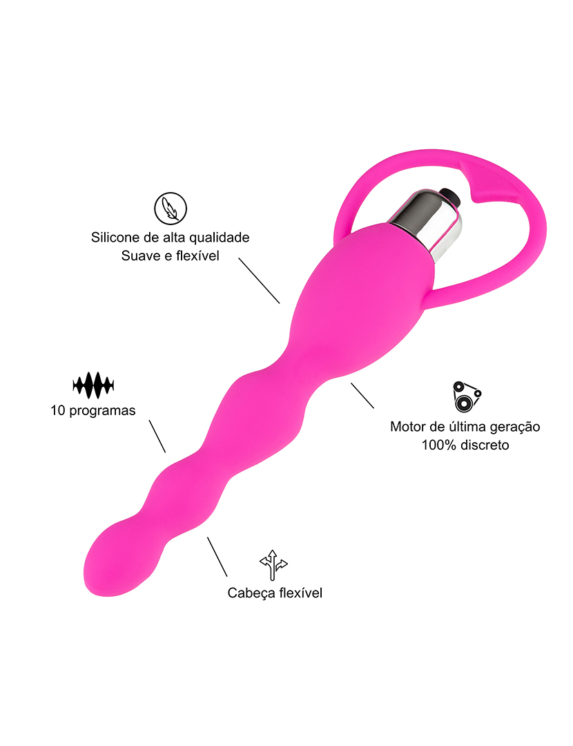 Vibrador Anal - Vibrador Vaginal - 10 programas - Rosa