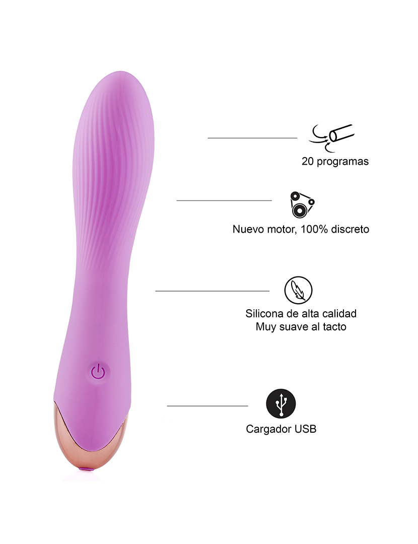 Vibrador Feminino - Ponto G - 20 programas - Rosa