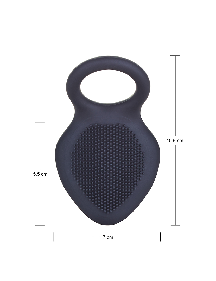 Anel vibratório - Estimulador do clitóris - 10 programas - Preto