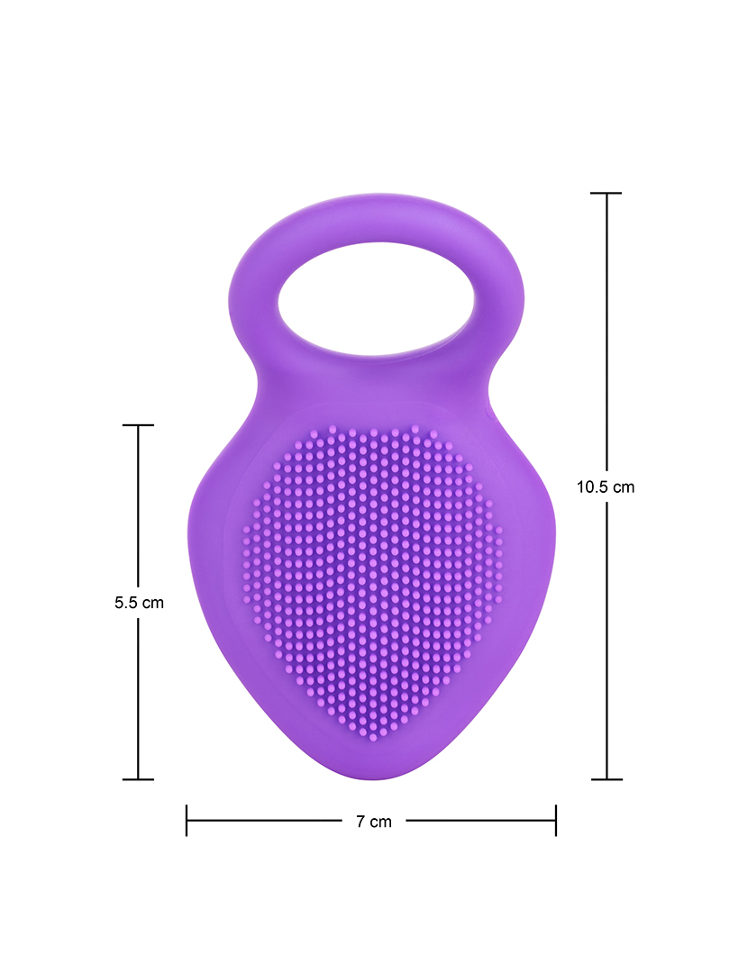 Anel vibratório - Estimulador do clitóris - 10 programas - Púrpura