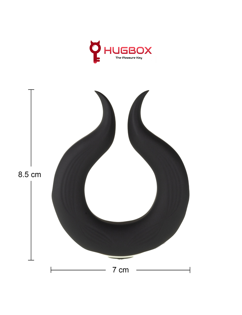 Anel vibratório - Estimulador do clitóris - 10 programas - Preto