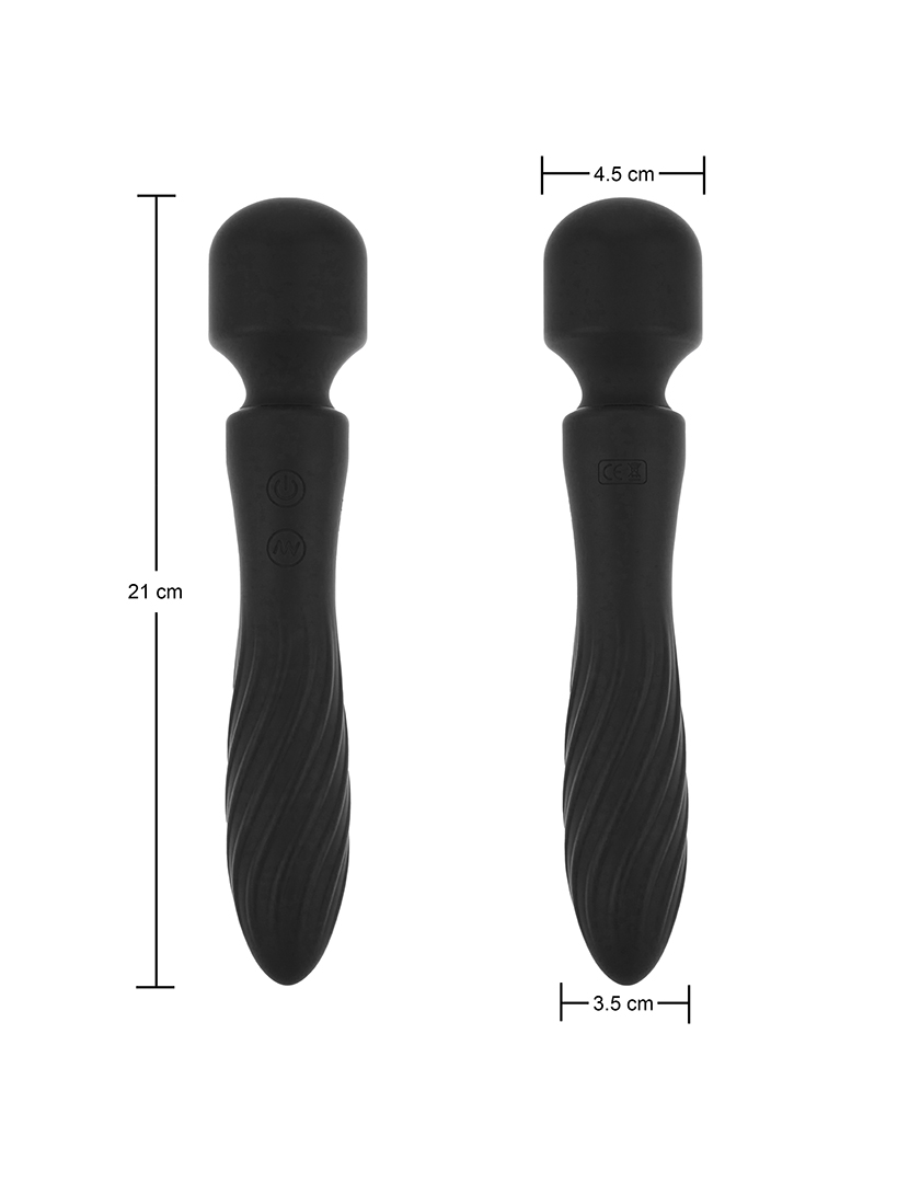 Vibrador Wand - Ponto G - 20 programas - Preto