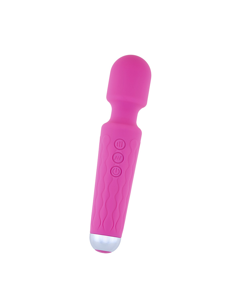 Vibrador Wand - 20 programas e 8 velocidades - 160 opções de vibração - Rosa