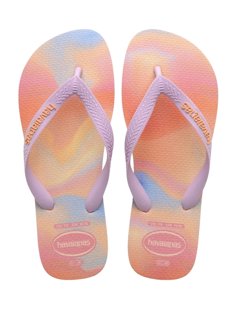 Chinelos Top Fashion Peach