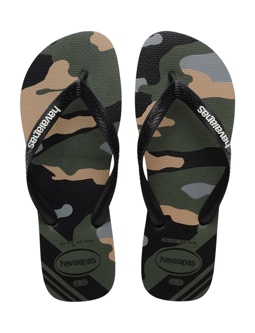 Chinelos Top Camu Verde Militar