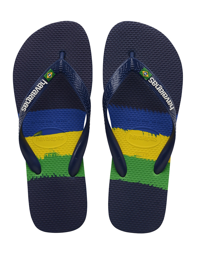 Chinelos Brasil Tech Azul Marinho