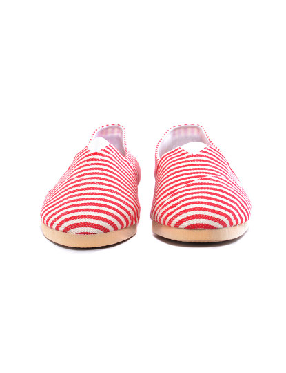 Alpercatas Menina Vermelho e Branco