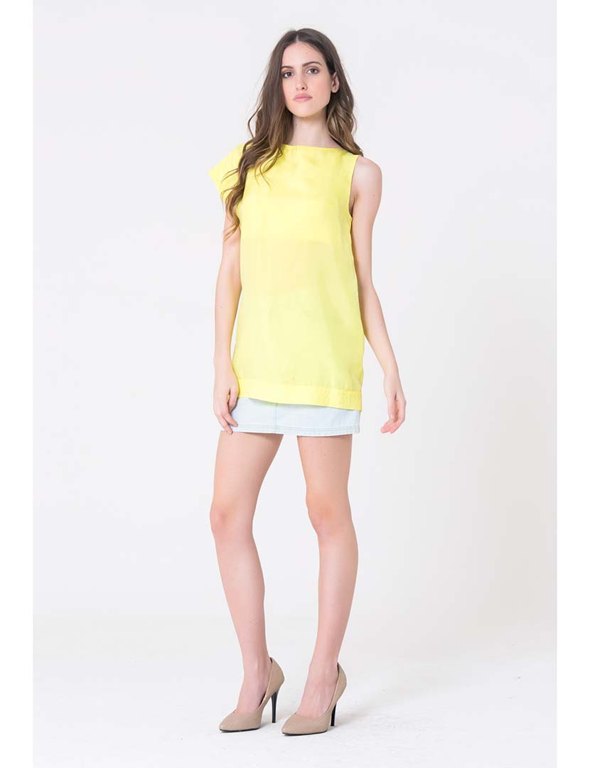 T-Shirt Senhora Amarelo