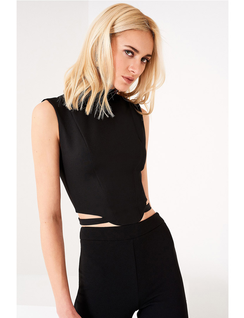 Top Manga Cava Preto