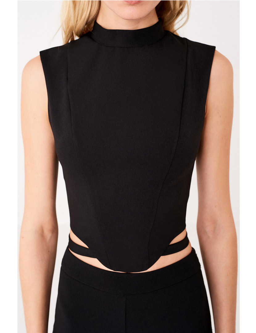 Top Manga Cava Preto