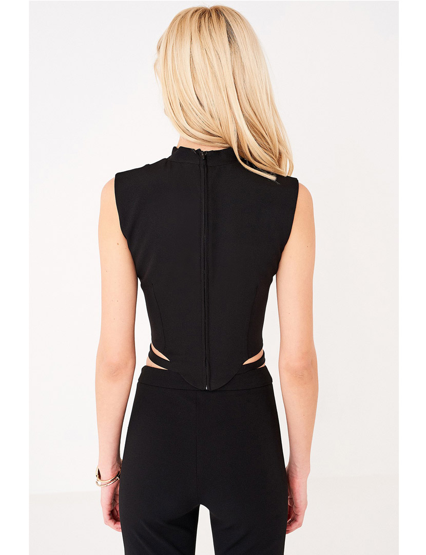 Top Manga Cava Preto