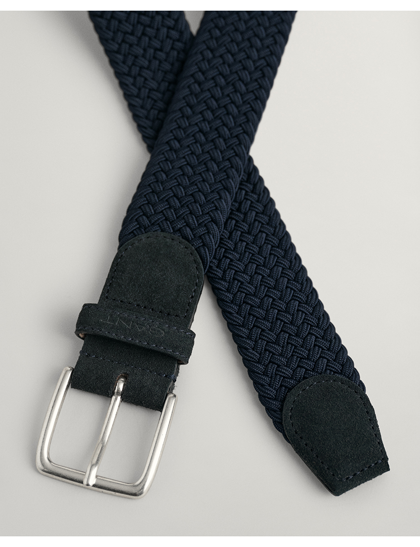 Woven Elastic Belt Blue
