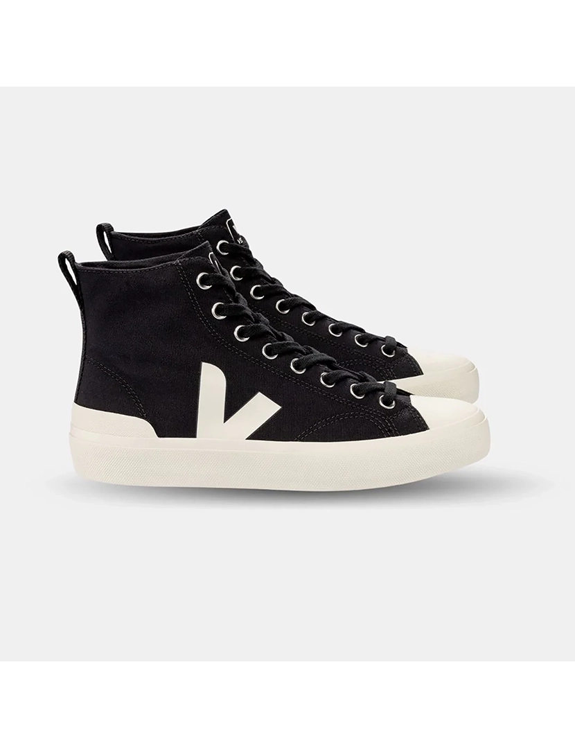 Ténis Wata II Canvas Preto-Branco