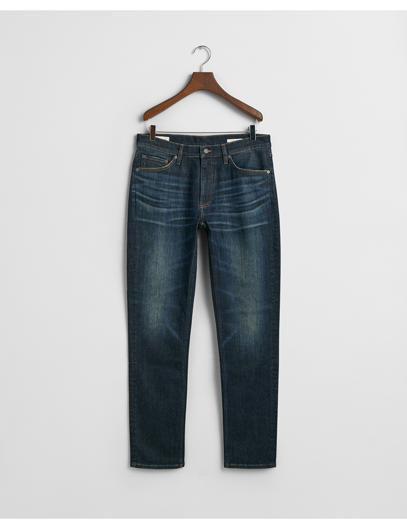 Calças Ganga Slim Archive Azul Escuro