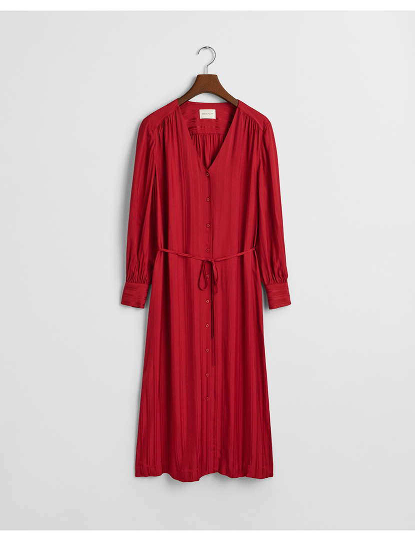 Vestido em cetim Vermelho